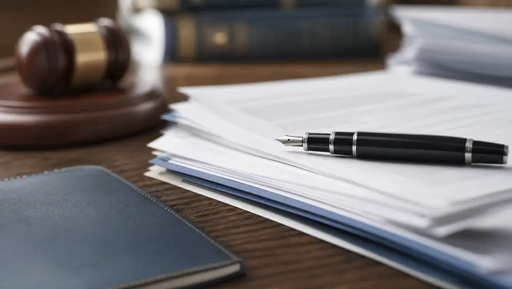 Personal injury attorney meeting with a car accident client in Broward County Florida