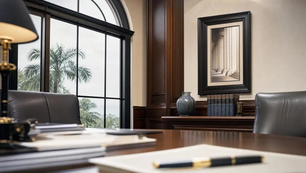 Sean Goldstein attorney reviewing car accident evidence for a Coral Springs injury case