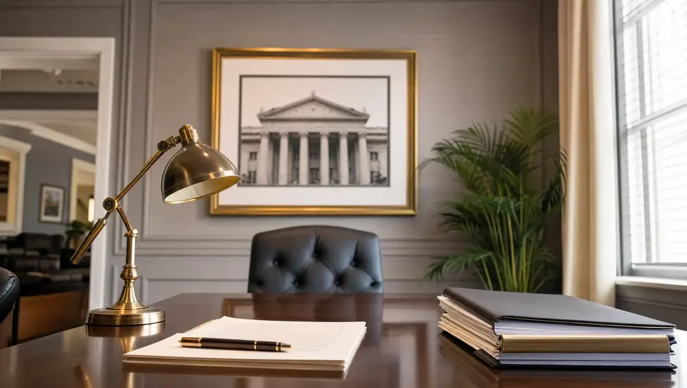 Car accident lawyer West Palm Beach meeting with an injured client near Rosemary Square