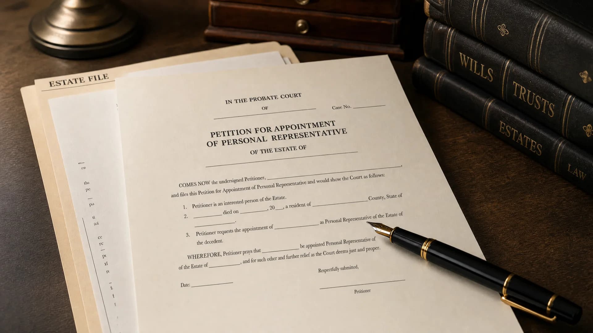 Personal representative and wrongful death attorney reviewing estate documents in Palm Beach County, Florida